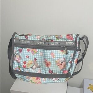 LeSportsac Crossbody Bag in Blue and Gray